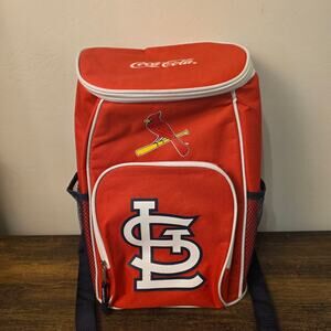 St Louis Cardinals Coca Cola Backpack Cooler MLB Insulated Cooler Bag Red
